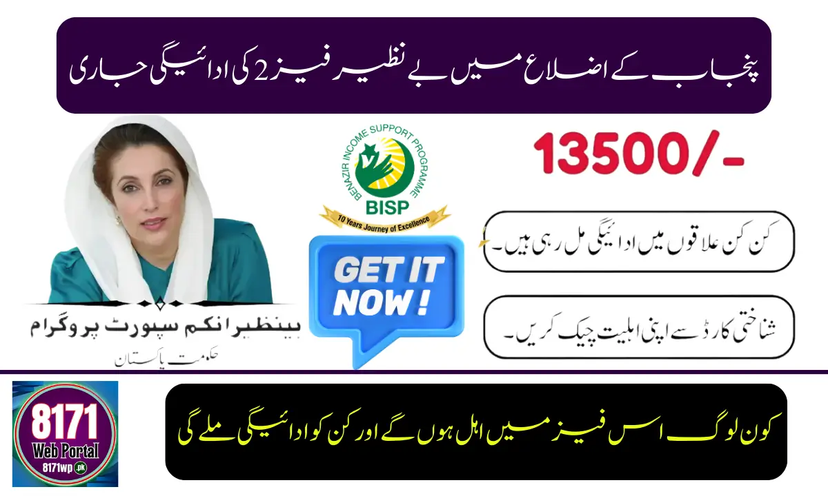 BISP 8171 Eligible Districts List Phase 2