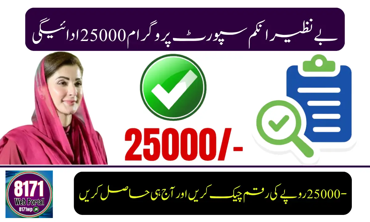 BISP 8171 25000 Payment in 2026